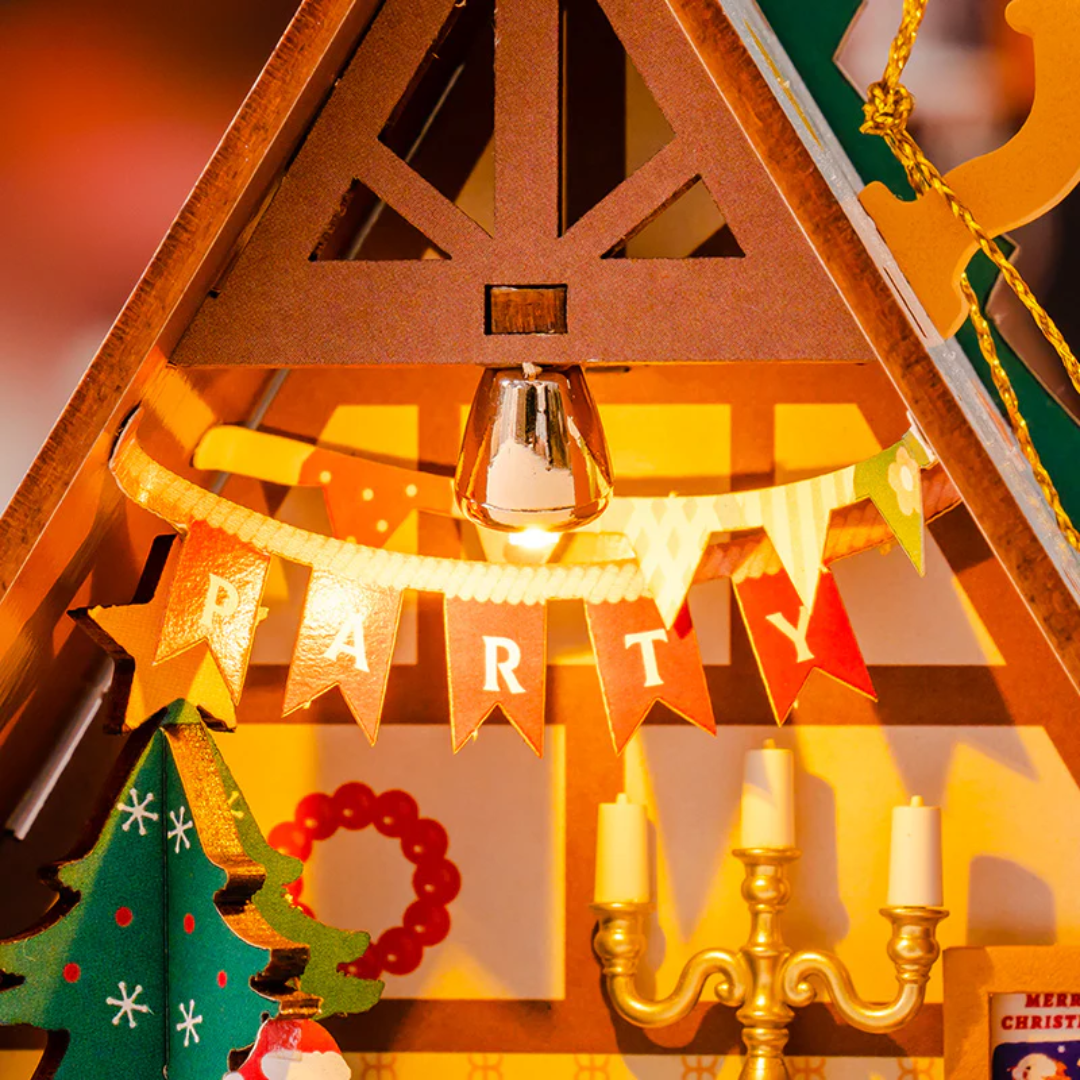 Casinha de Natal - DIY Quebra-Cabeça 3D | Danva Creations