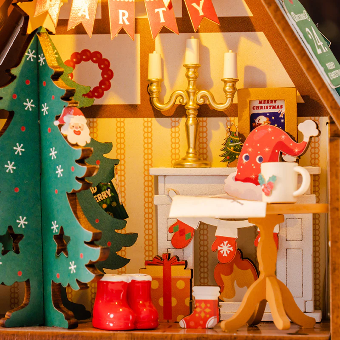 Casinha de Natal - DIY Quebra-Cabeça 3D | Danva Creations
