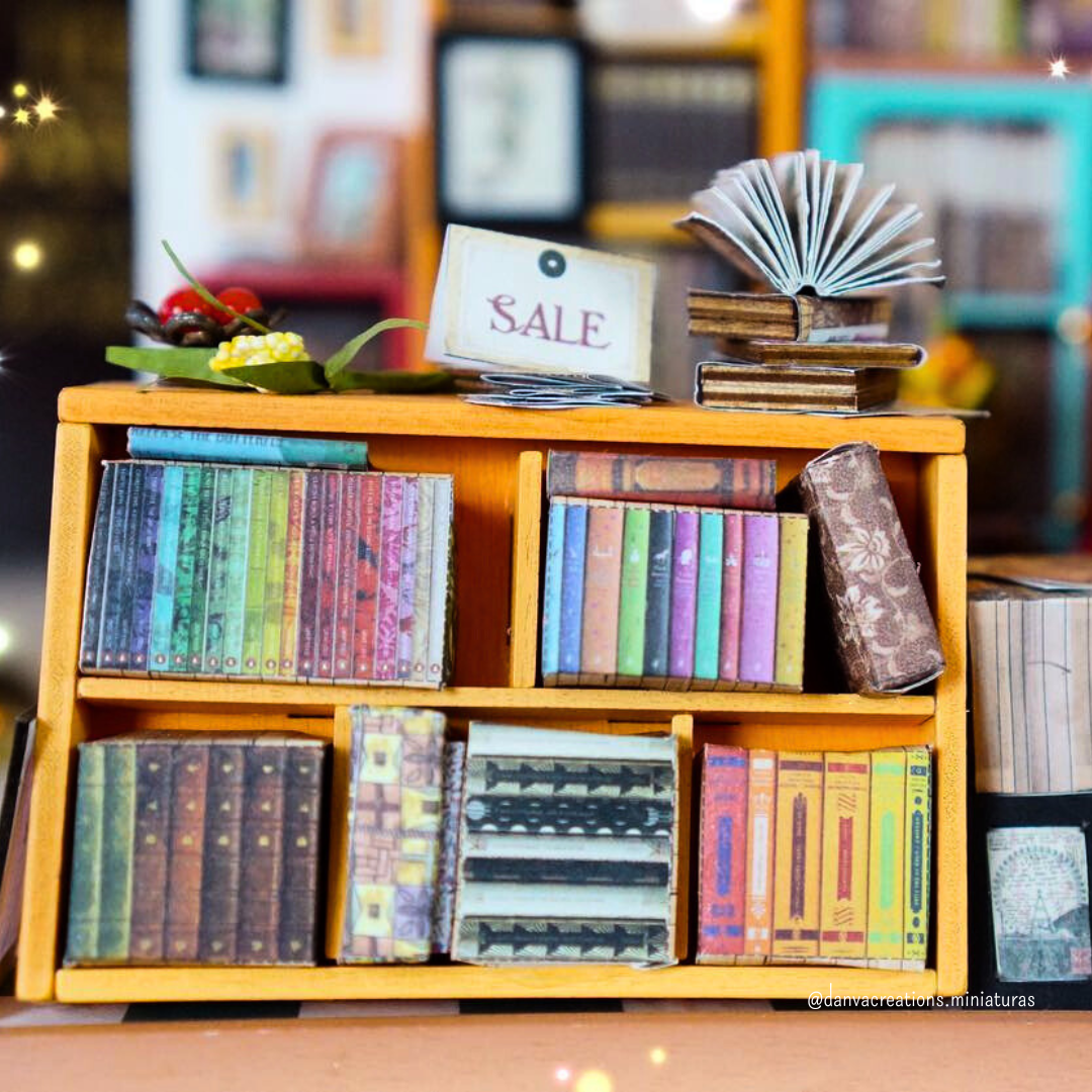 DIY Miniatura Biblioteca do Sam | Danva Creations