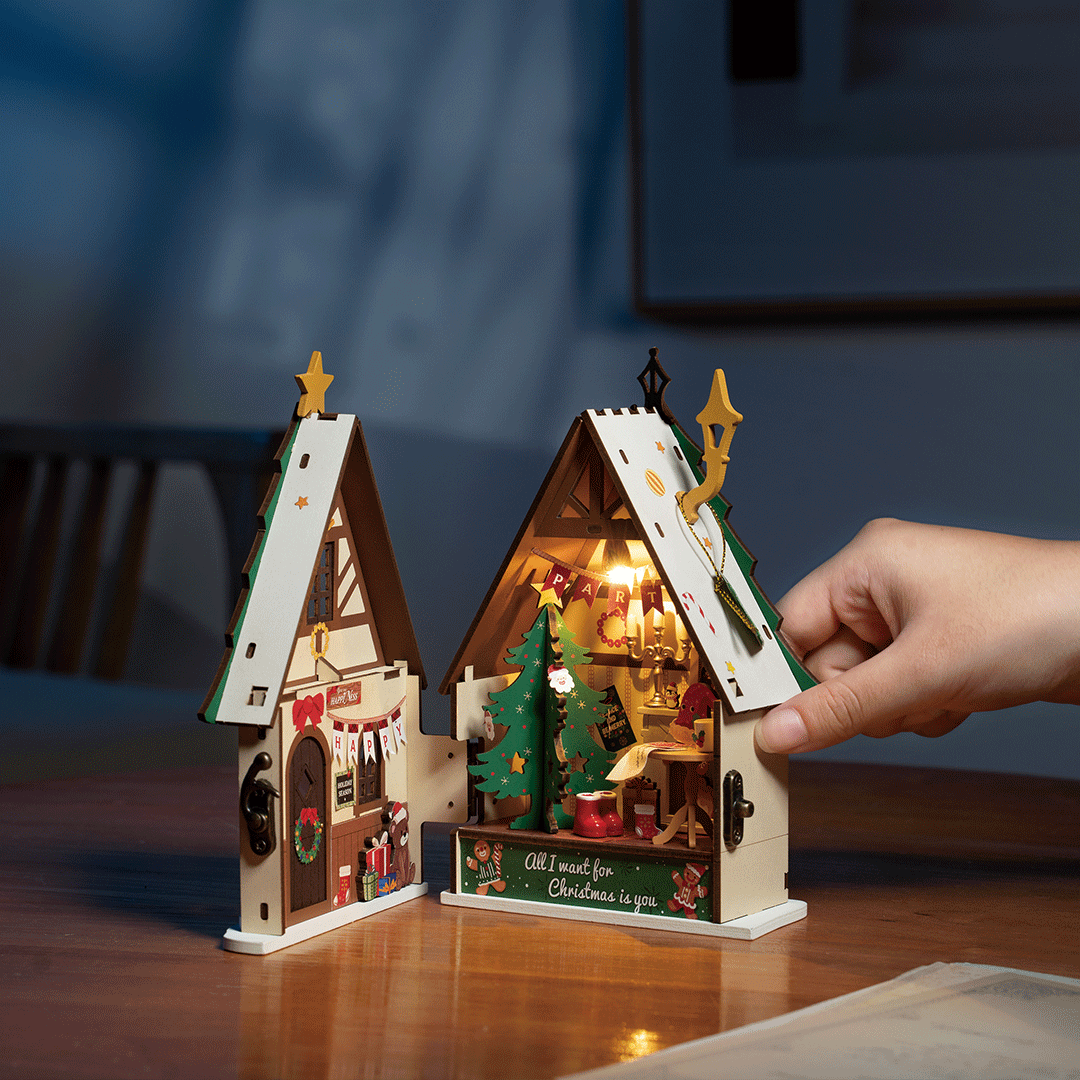 Casinha de Natal - DIY Quebra-Cabeça 3D | Danva Creations