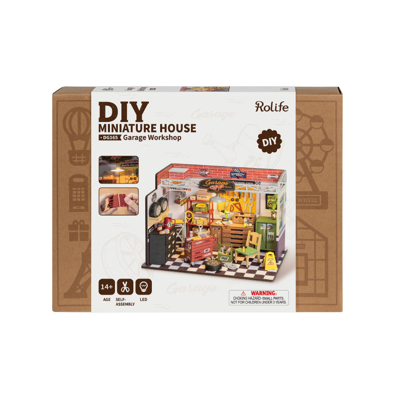 DIY Miniatura Oficina de carros - Garage Workshop | Danva Creations