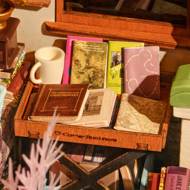 DIY Miniatura Livraria da Esquina - Corner Bookstore | Danva Creations