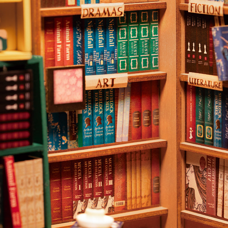 DIY Book nook Livraria Shakespeare | Danva Creations
