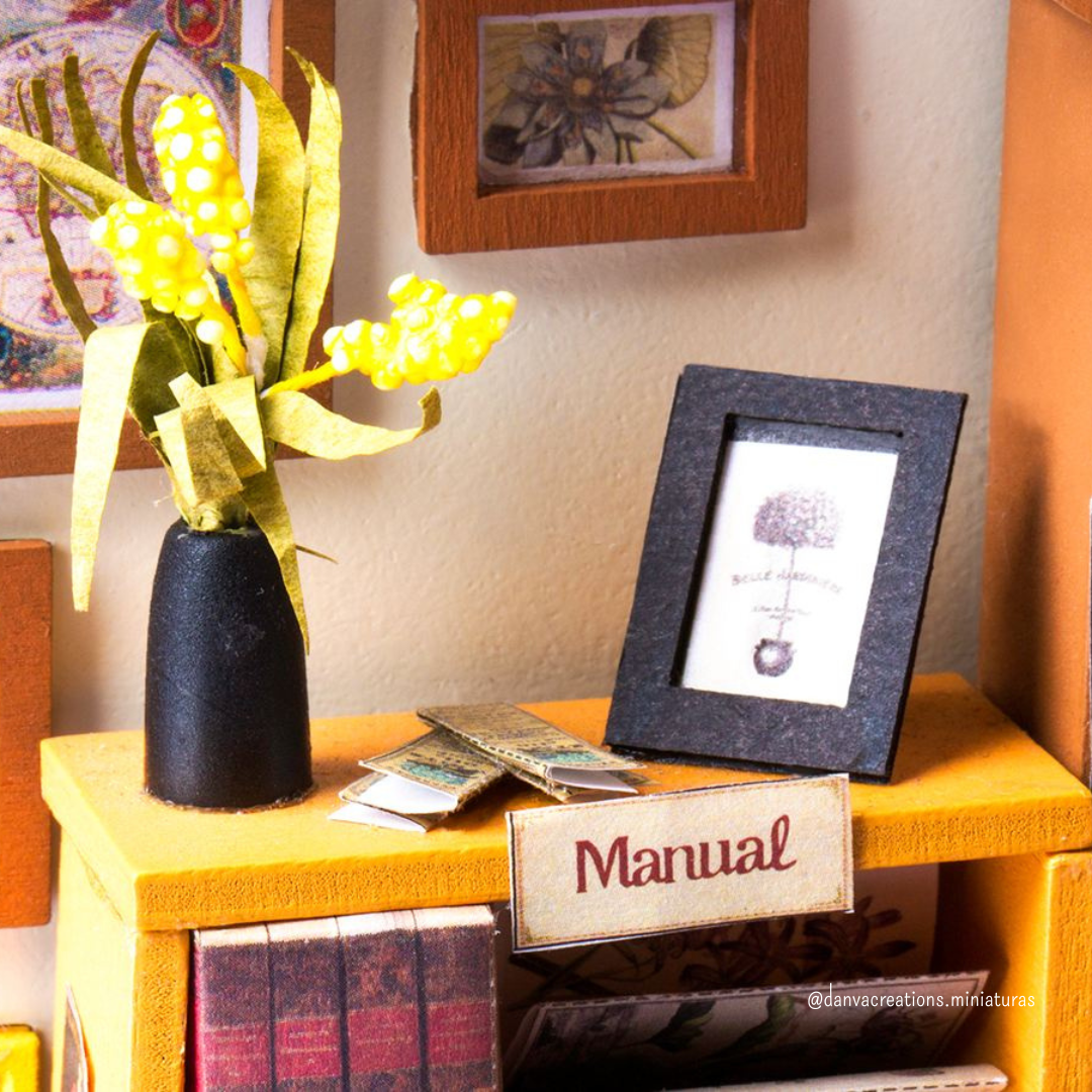 DIY Miniatura Biblioteca do Sam | Danva Creations