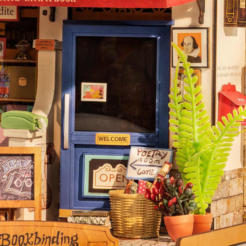 DIY Miniatura Livraria da Esquina - Corner Bookstore | Danva Creations