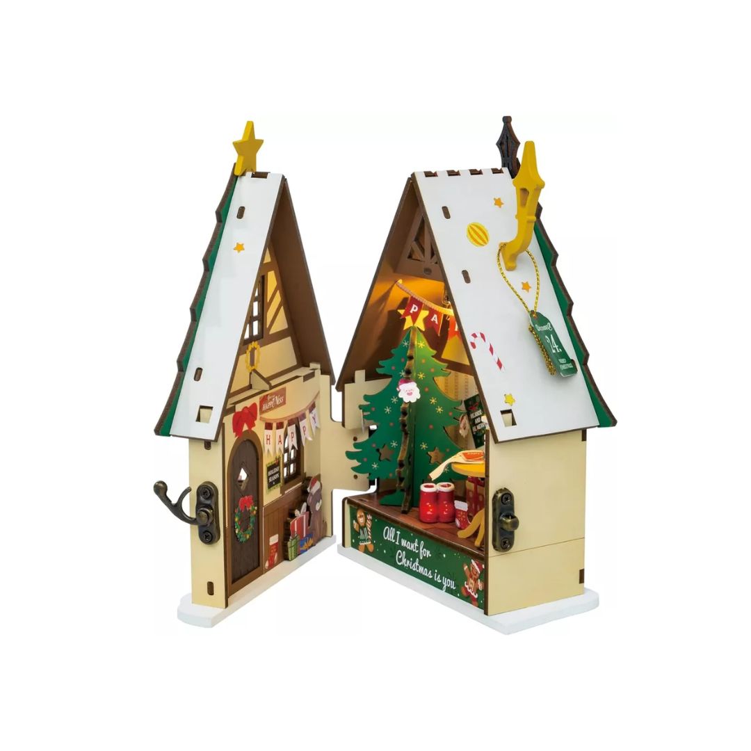 Casinha de Natal - DIY Quebra-Cabeça 3D | Danva Creations