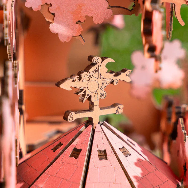 DIY Quebra-cabeça 3D Sakura Tree House | Danva Creations