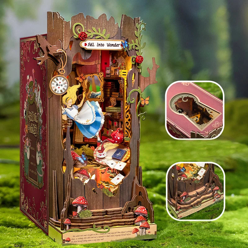DIY Book nook Fall into Wonder - Alice | Danva Creations