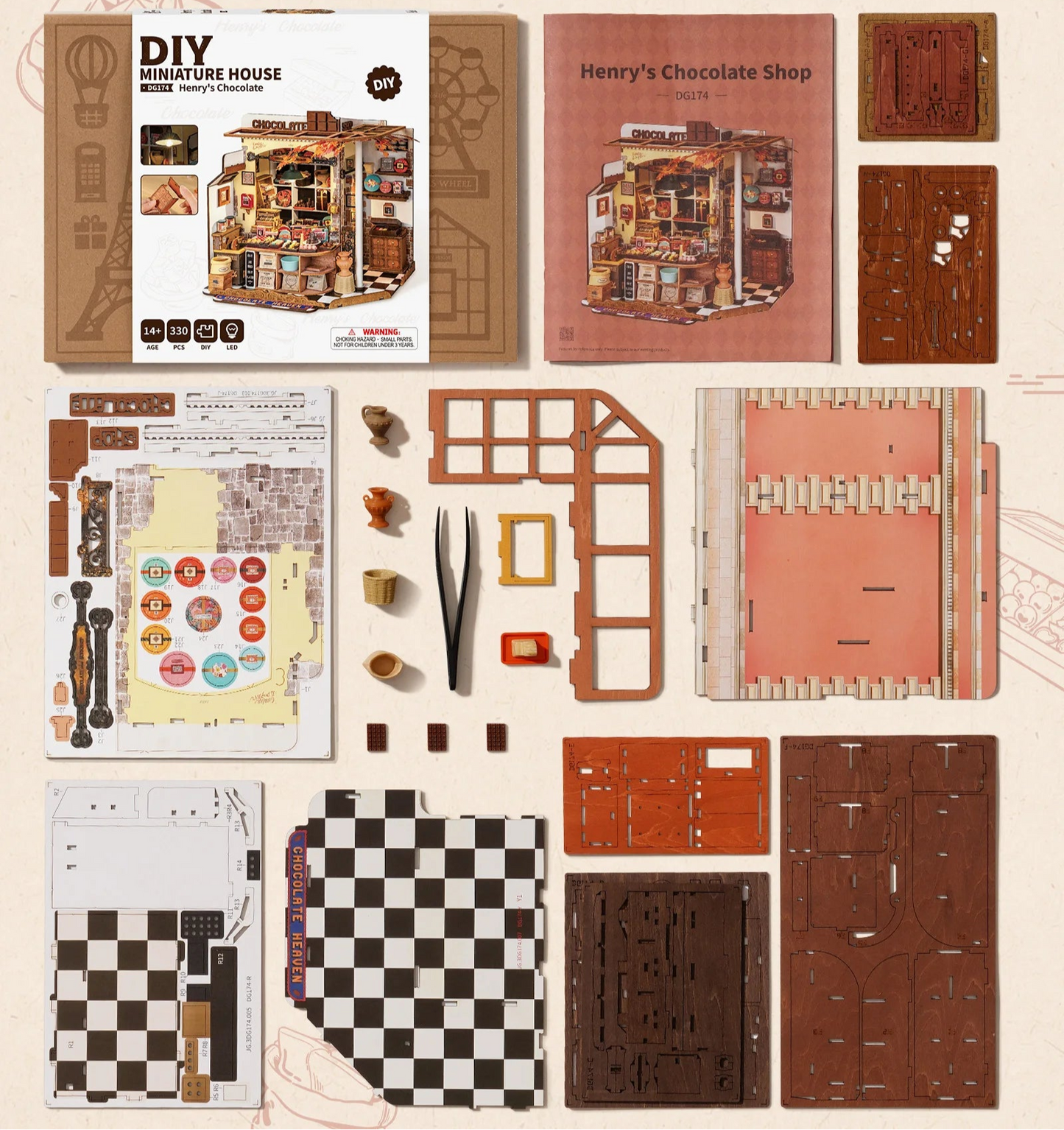 DIY Miniatura Henry Chocolate - Chocolatier | Danva Creations