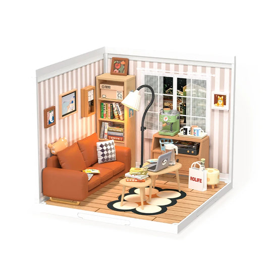 DIY Miniatura Sala Cozy Lounge - Série Super Creator  | Danva Creations