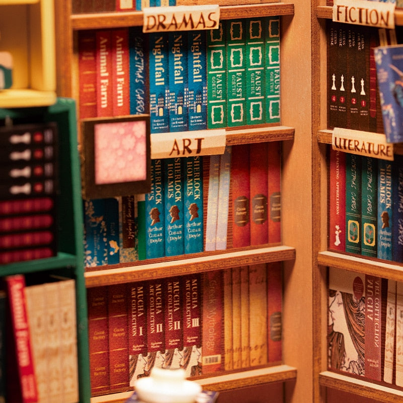 DIY Book nook Livraria Shakespeare | Danva Creations