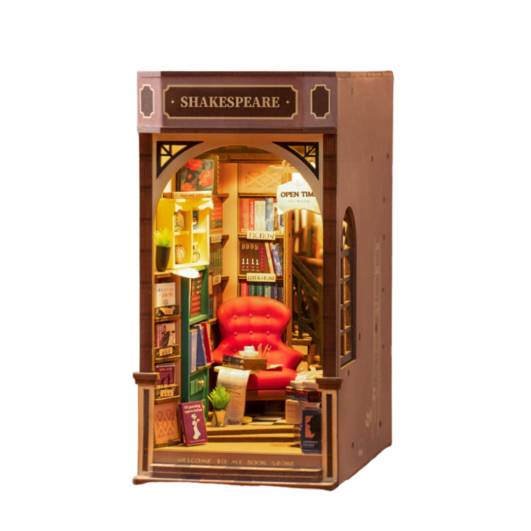 DIY Book nook Livraria Shakespeare | Danva Creations