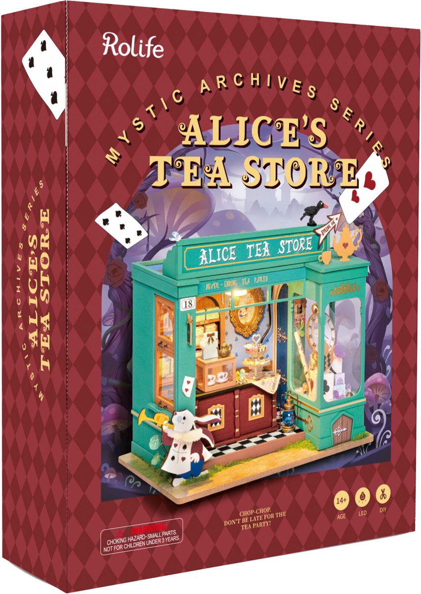 DIY Miniatura Alice Tea Store | Danva Creations