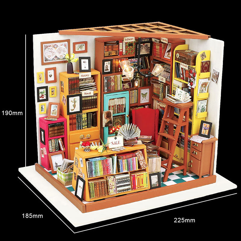 DIY Miniatura Biblioteca do Sam | Danva Creations