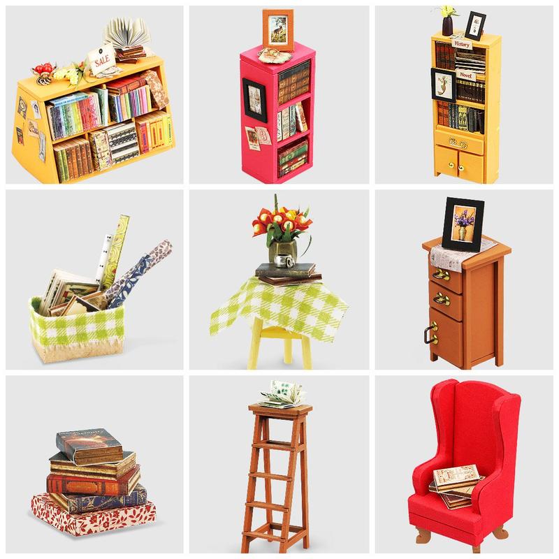 DIY Miniatura Biblioteca do Sam | Danva Creations