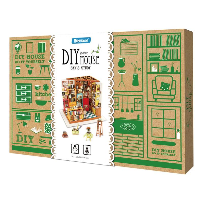 DIY Miniatura Biblioteca do Sam | Danva Creations