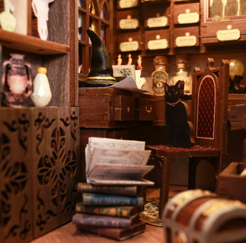 DIY Book nook - Magic Pharmacist | Danva Creations