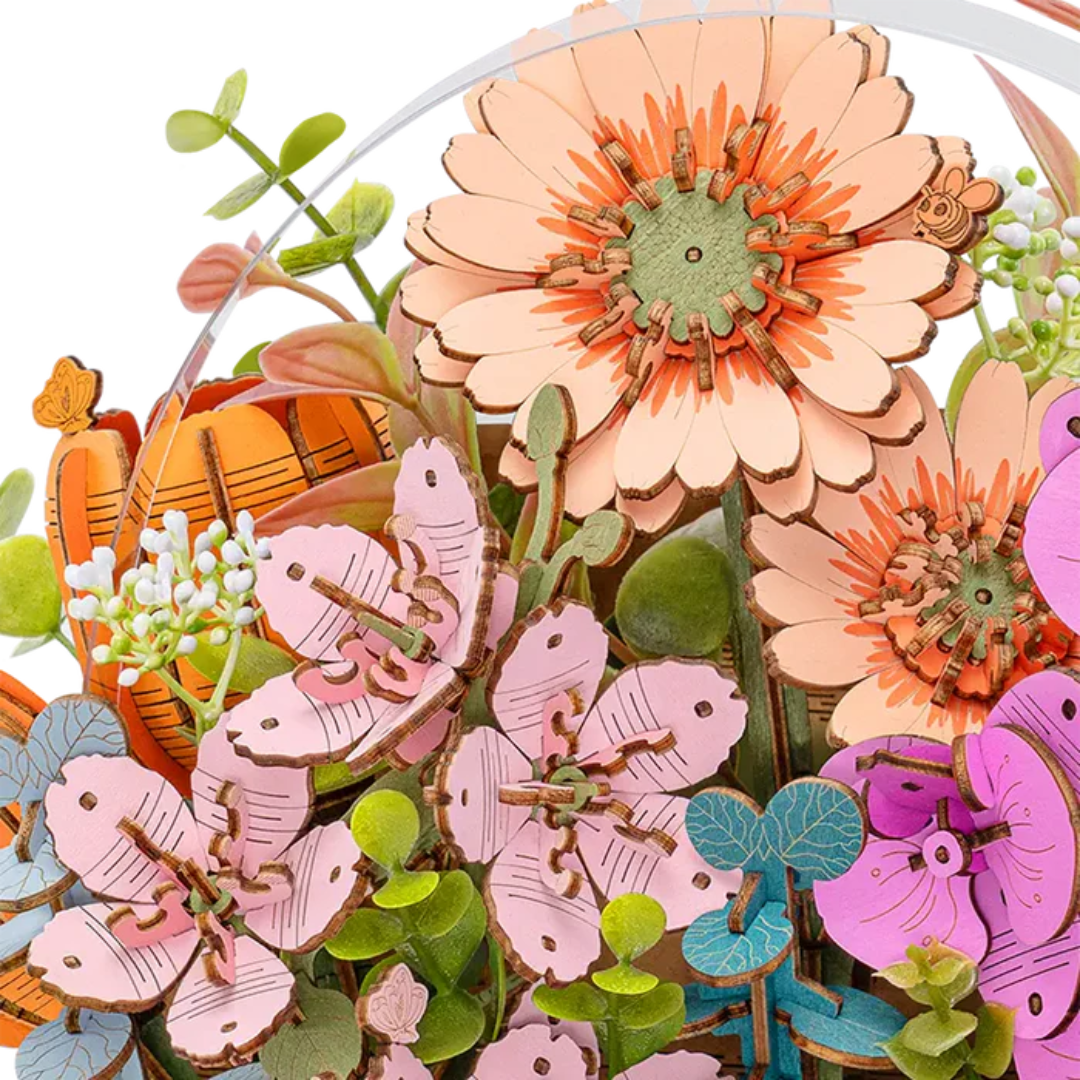 Livro Encantado - Blooming book - Quebra-cabeça 3D  | Danva Creations