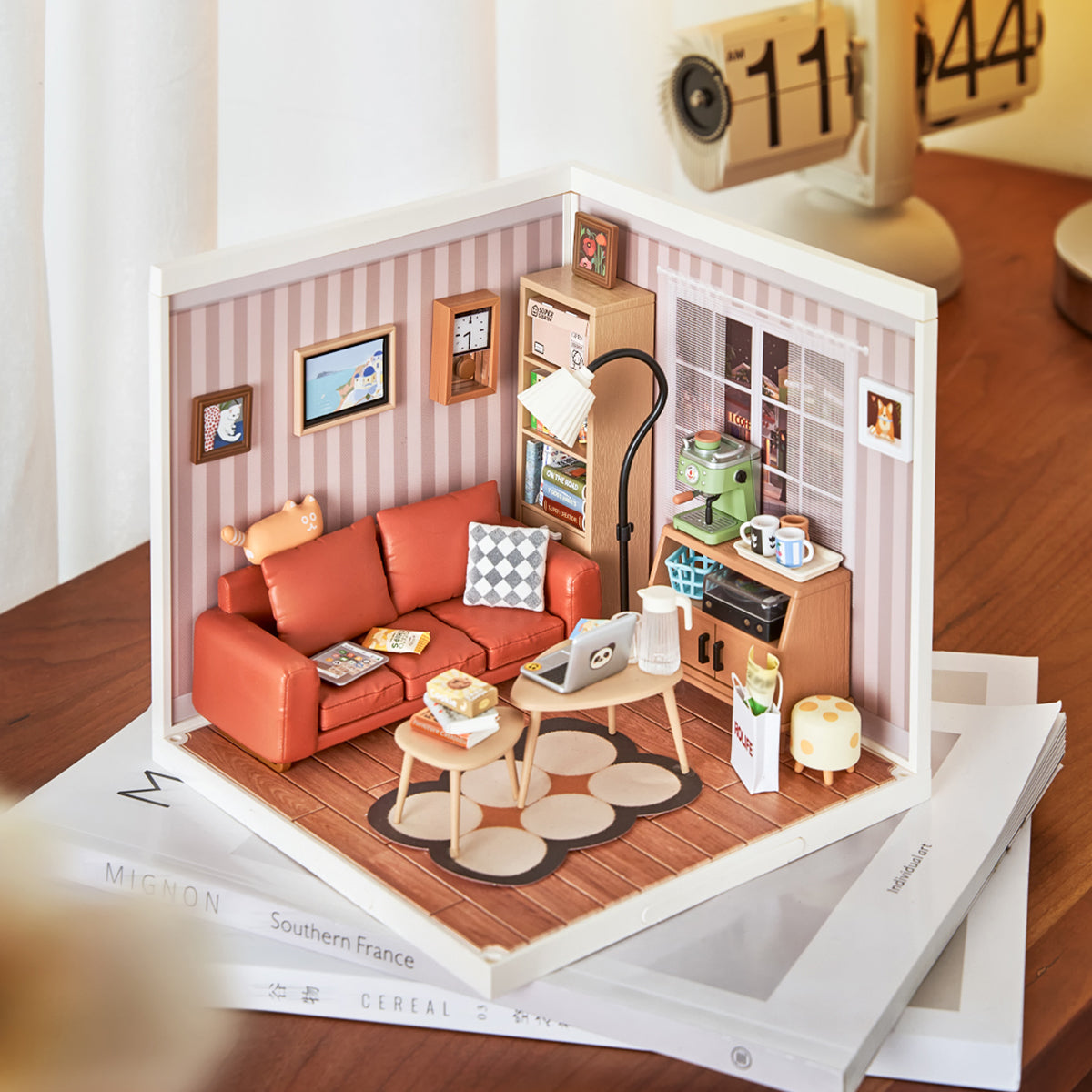 DIY Miniatura Sala Cozy Lounge - Série Super Creator  | Danva Creations