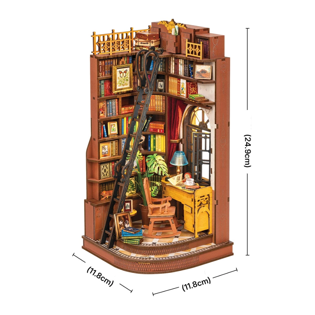 DIY Book nook  Silent Corner Study  | Danva Creations