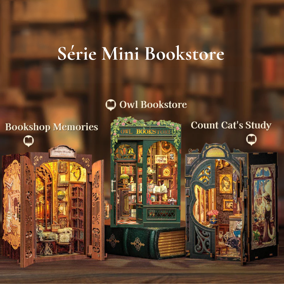 DIY Booknook Bookshop Memories - Série Mini Bookstore | Danva Creations