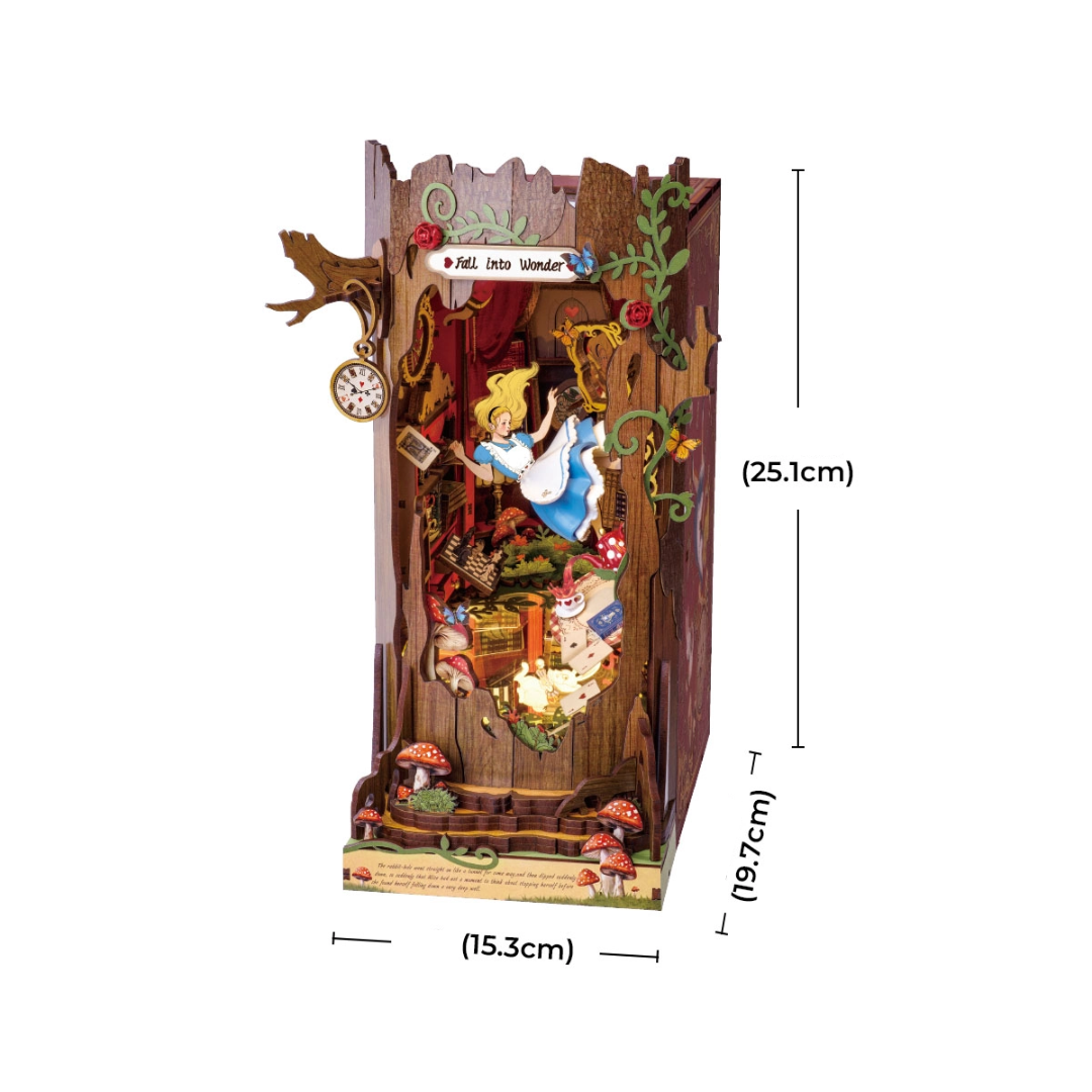 DIY Book nook Fall into Wonder - Alice | Danva Creations