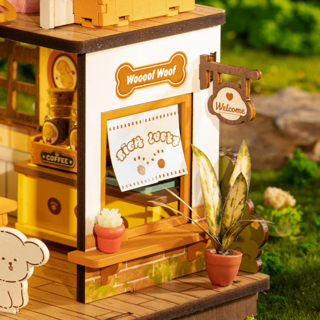 DIY Book nook Puppy's Cozy Vila | Danva Creations