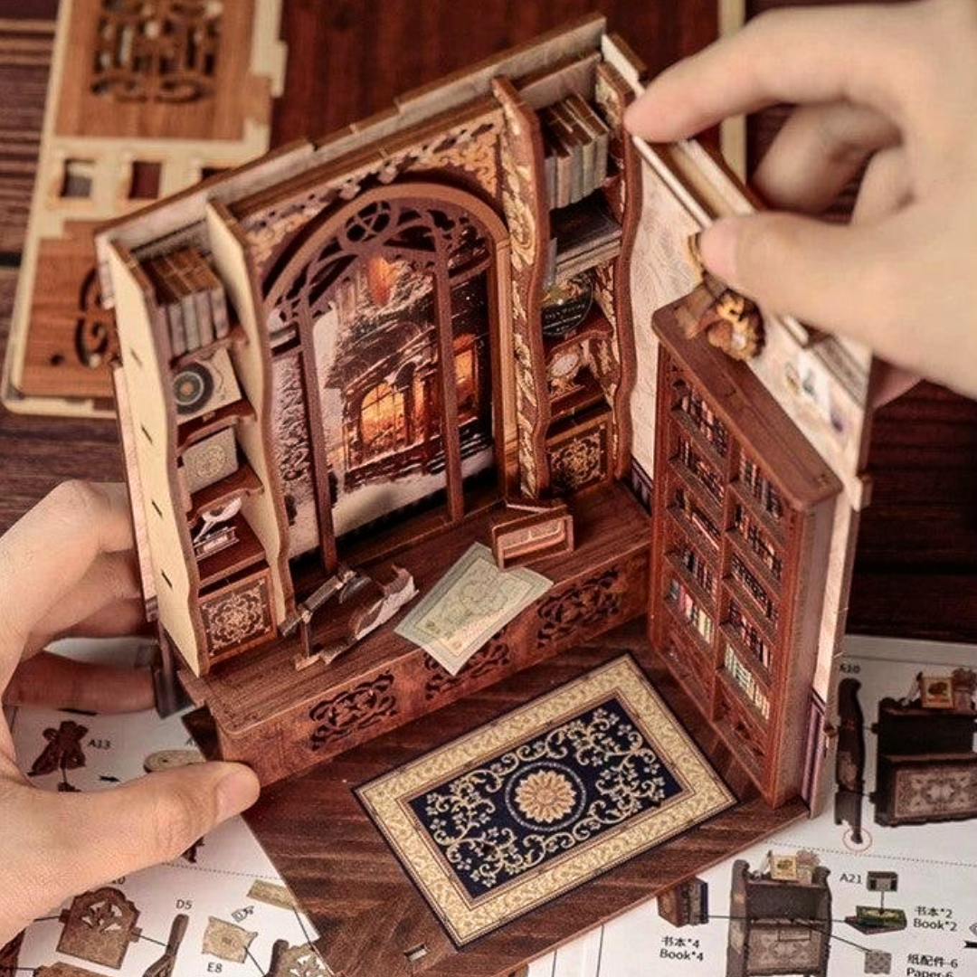 DIY Booknook Bookshop Memories - Série Mini Bookstore | Danva Creations