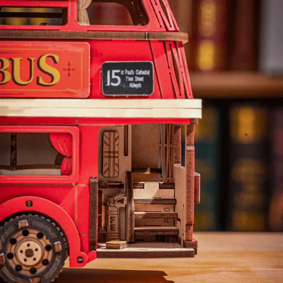 DIY Quebra-cabeça 3D London tour Bus | Danva Creations