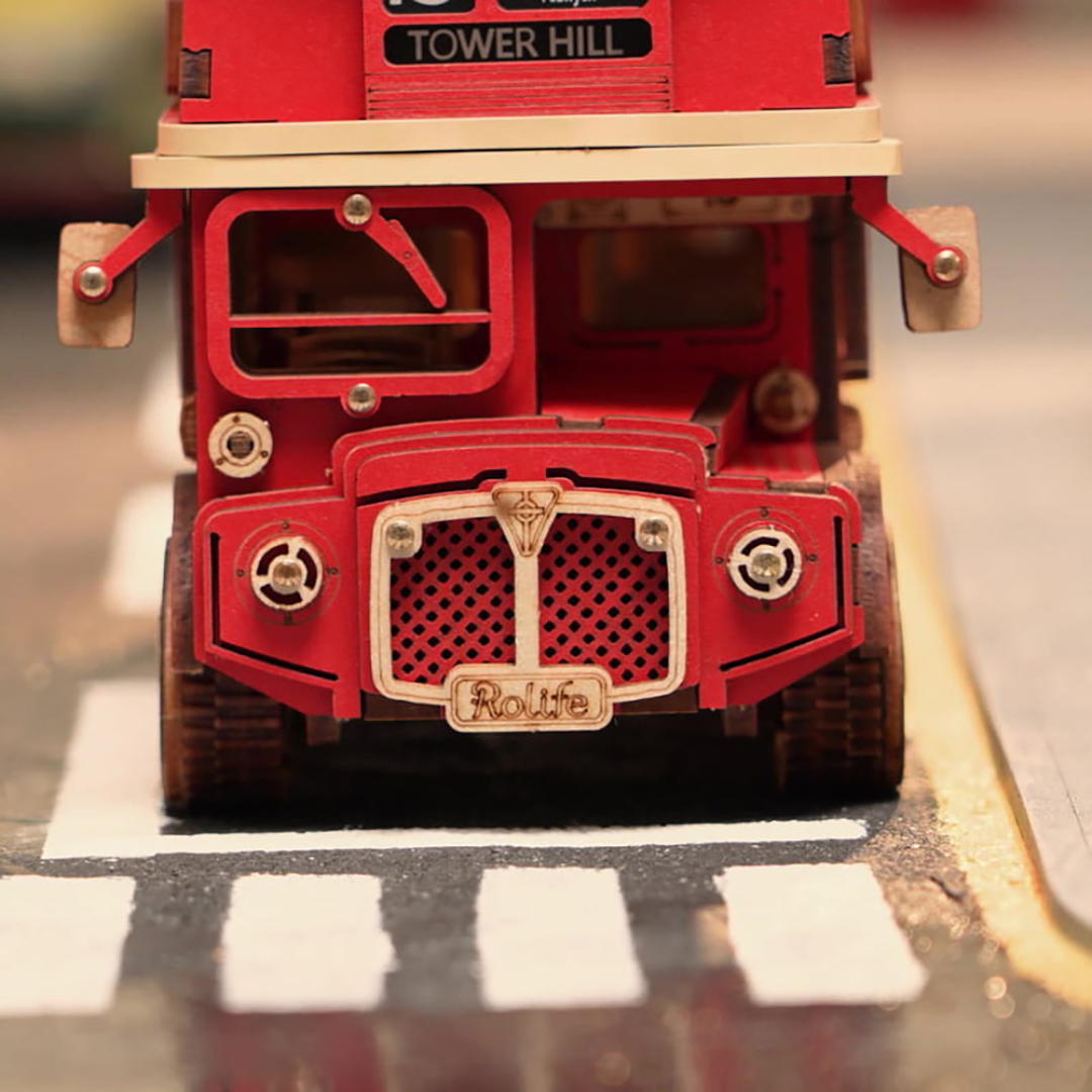 DIY Quebra-cabeça 3D London tour Bus | Danva Creations