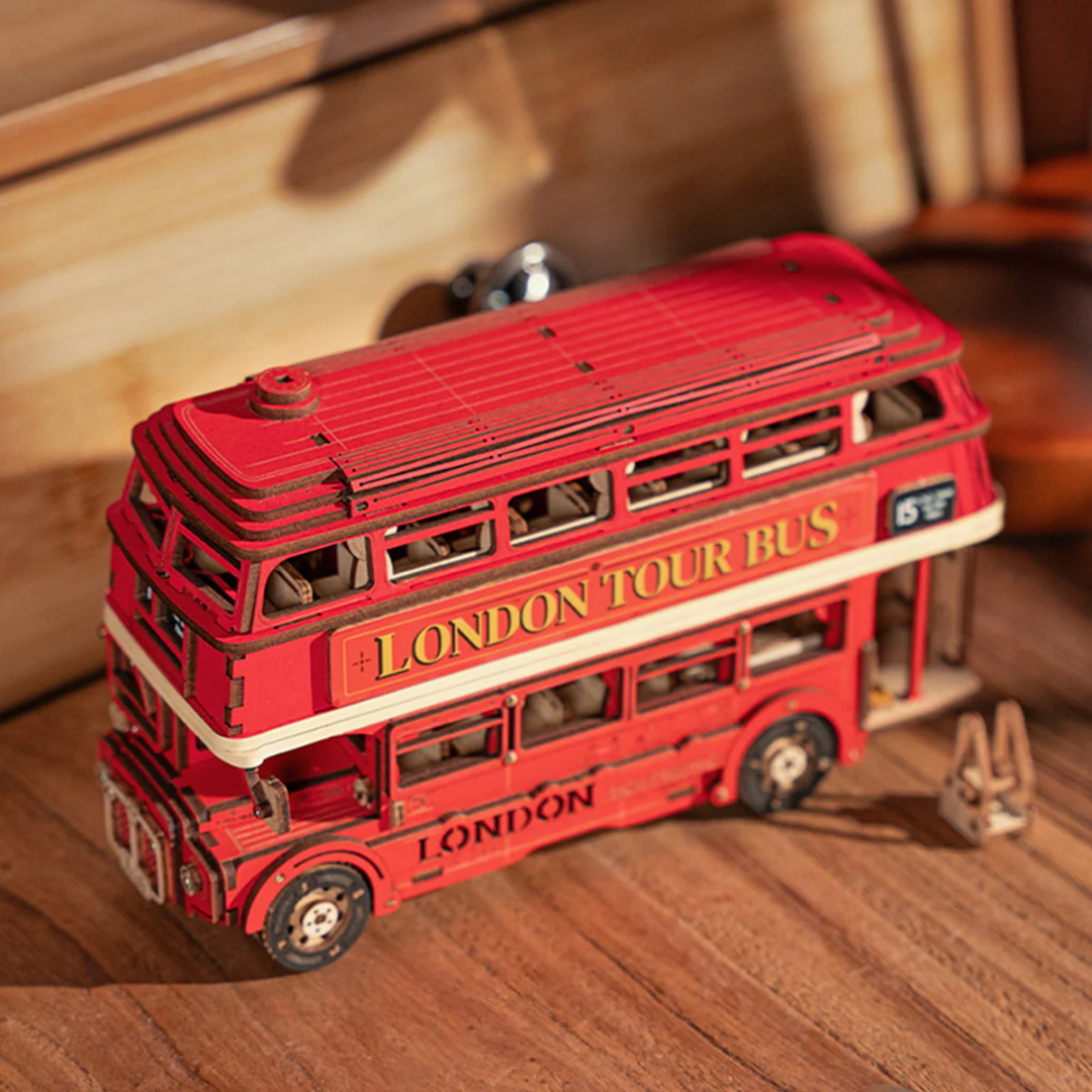 DIY Quebra-cabeça 3D London tour Bus | Danva Creations