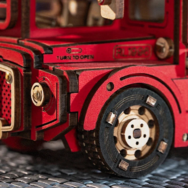 DIY Quebra-cabeça 3D London tour Bus | Danva Creations