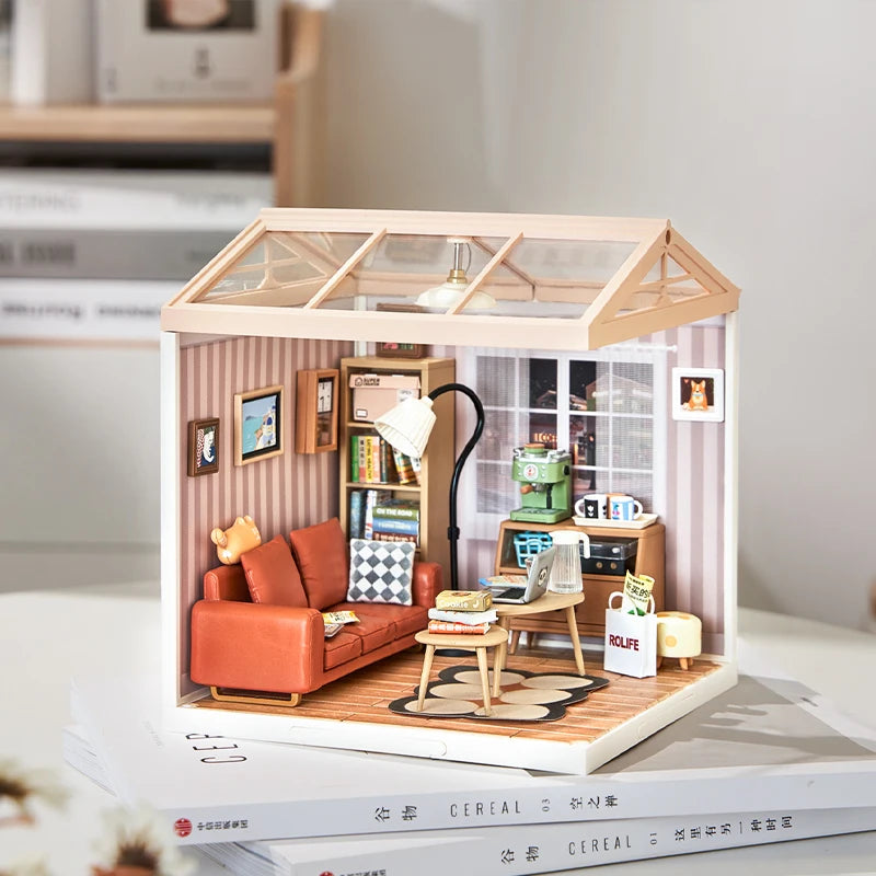 DIY Miniatura Sala Cozy Lounge - Série Super Creator  | Danva Creations