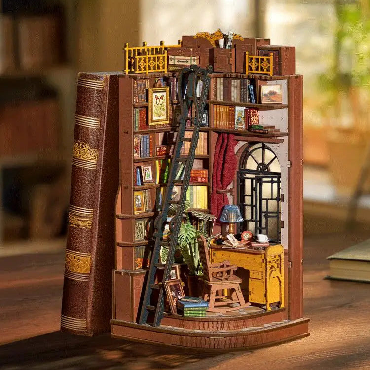 DIY Book nook  Silent Corner Study  | Danva Creations