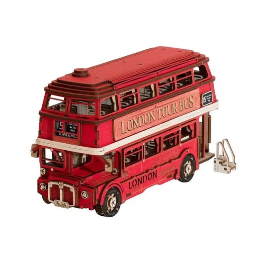 DIY Quebra-cabeça 3D London tour Bus | Danva Creations