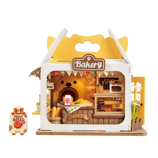 DIY Miniatura Teddy Padaria na Caixa - Teddy's breadbox | Danva Creations