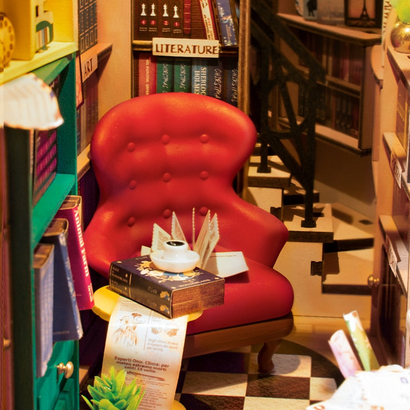 DIY Book nook  Livraria Shakespeare | Danva Creations