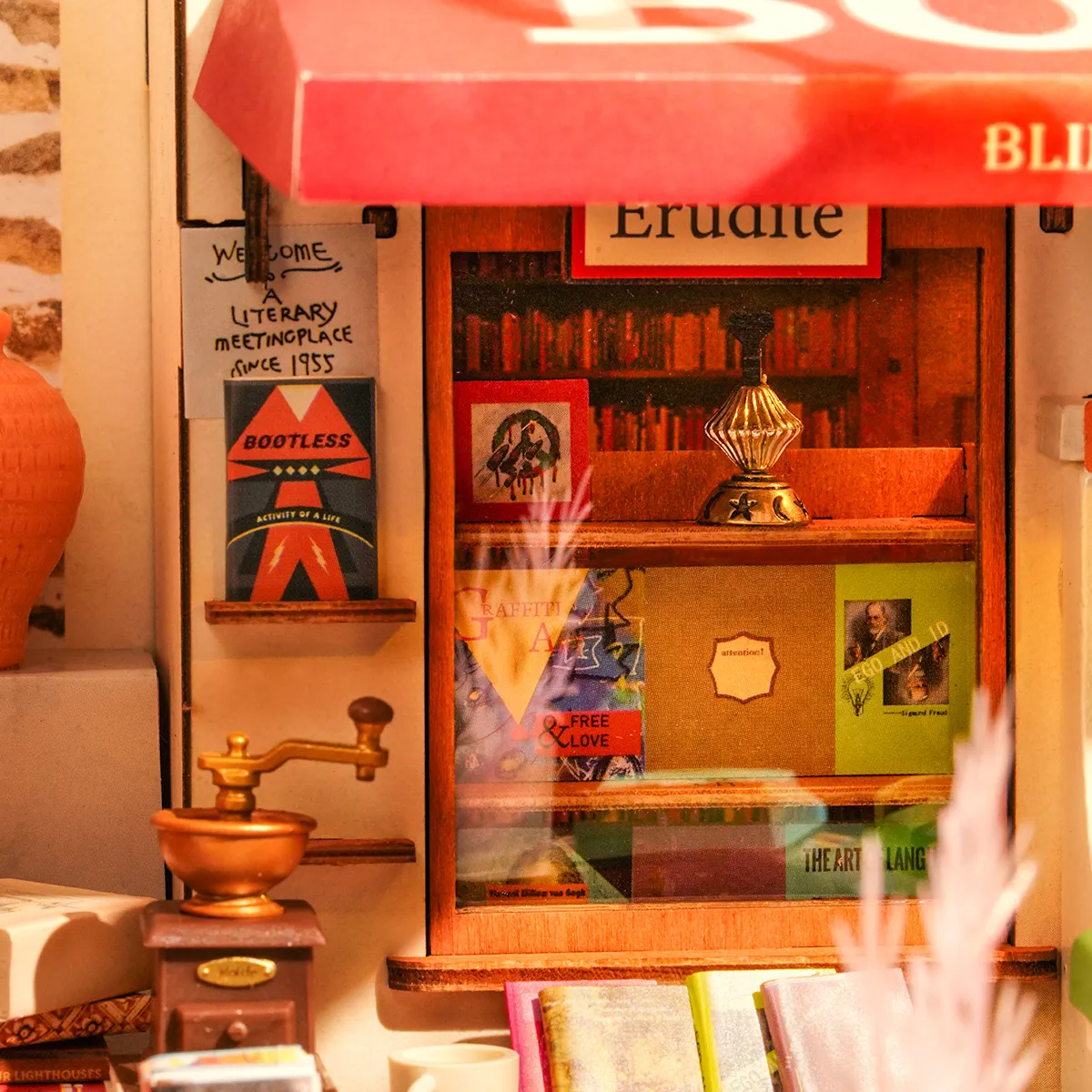 DIY Miniatura Livraria da Esquina - Corner Bookstore | Danva Creations