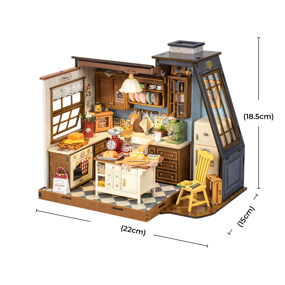 DIY Miniatura Baking Kitchen - Cozinha confeitaria | Danva Creations
