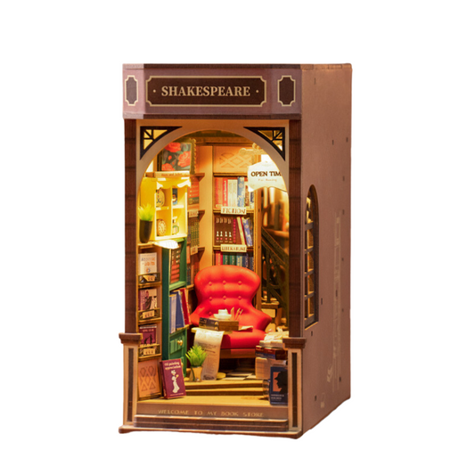 DIY Book nook  Livraria Shakespeare | Danva Creations