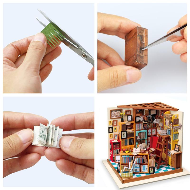 DIY Miniatura Biblioteca do Sam | Danva Creations